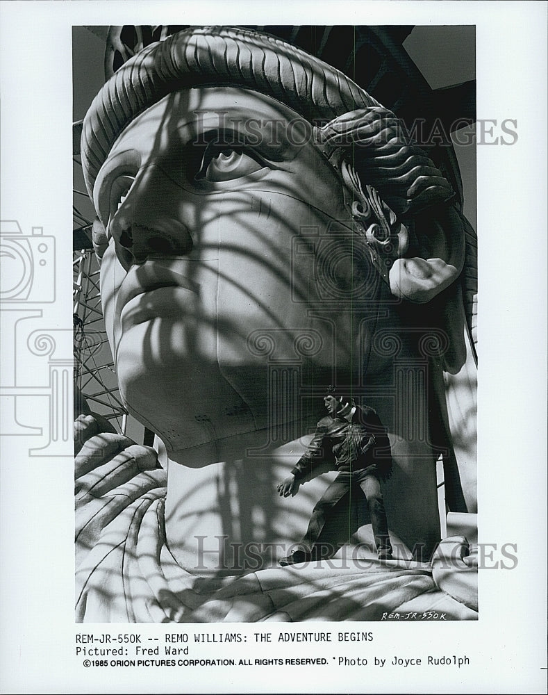 1985 Press Photo Fred Ward in "Remo Williams: The Adventure Begins" - Historic Images