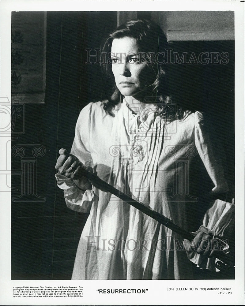 1980 Press Photo Ellen Burstyn in "Resurrection" - Historic Images