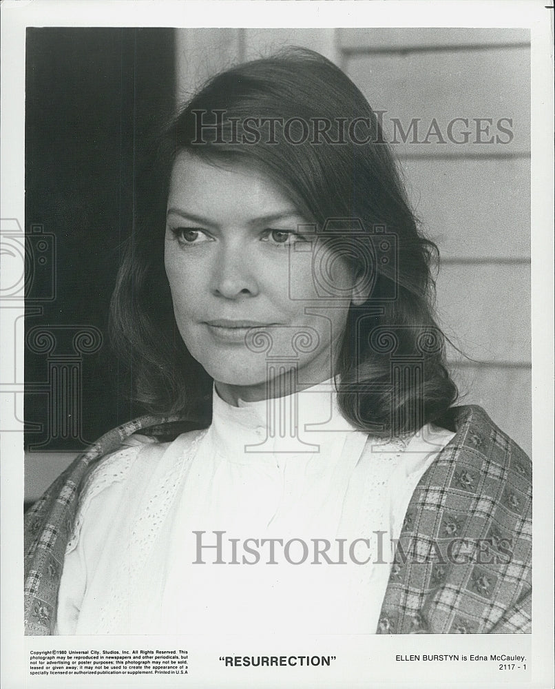 1980 Press Photo Ellen Burstyn as Edna McCauley in "Resurrection" - Historic Images