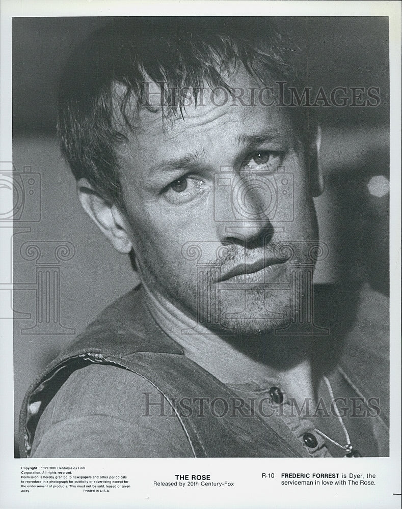 1979 Press Photo Actor Frederic Forrest in &quot;The Rose&quot; Film - Historic Images