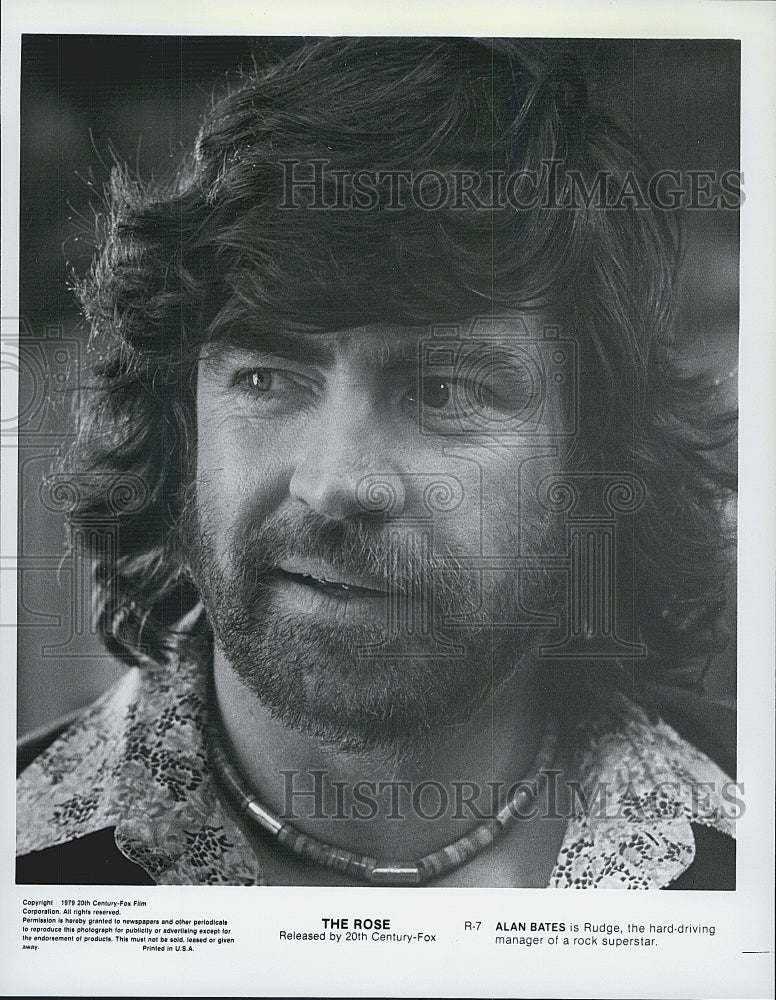 1979 Press Photo Actor Alan Bates in &quot;The Rose&quot; Film - Historic Images