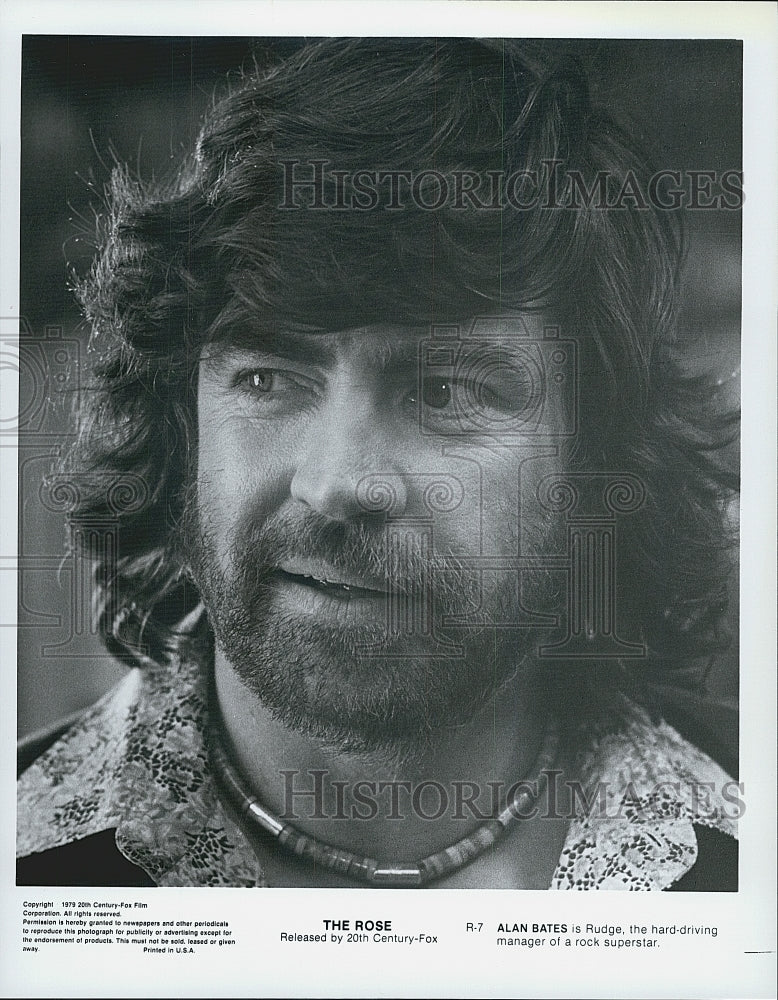 1979 Press Photo Actor Alan Bates in "The Rose" Film - Historic Images
