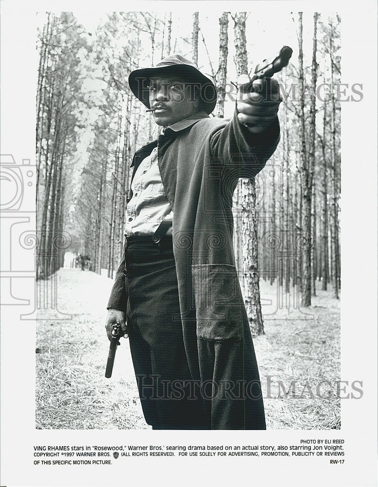 1997 Press Photo Actor Ving Rhames in "Rosewood" Film - Historic Images