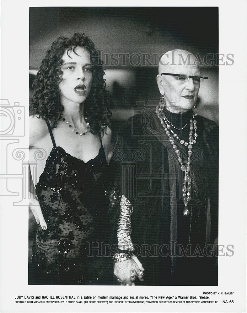 1994 Press Photo Judy Davis And Rachel Rosenthal Actors &quot;The New Age&quot; - Historic Images