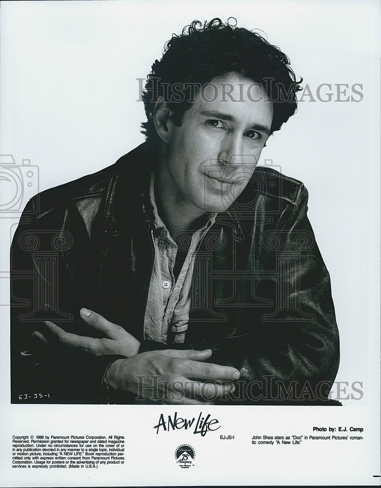 1988 Press Photo John Shea Actor Star "A New Life" - Historic Images