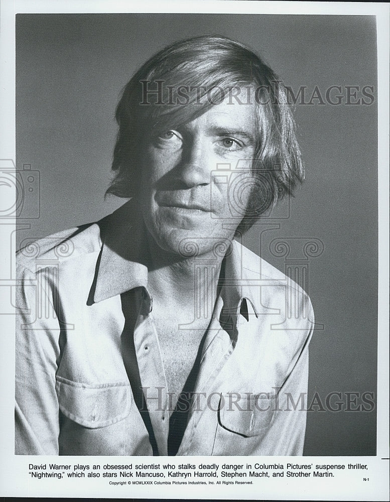 1979 Press Photo David Warner in &quot;Nightwing&quot; - Historic Images