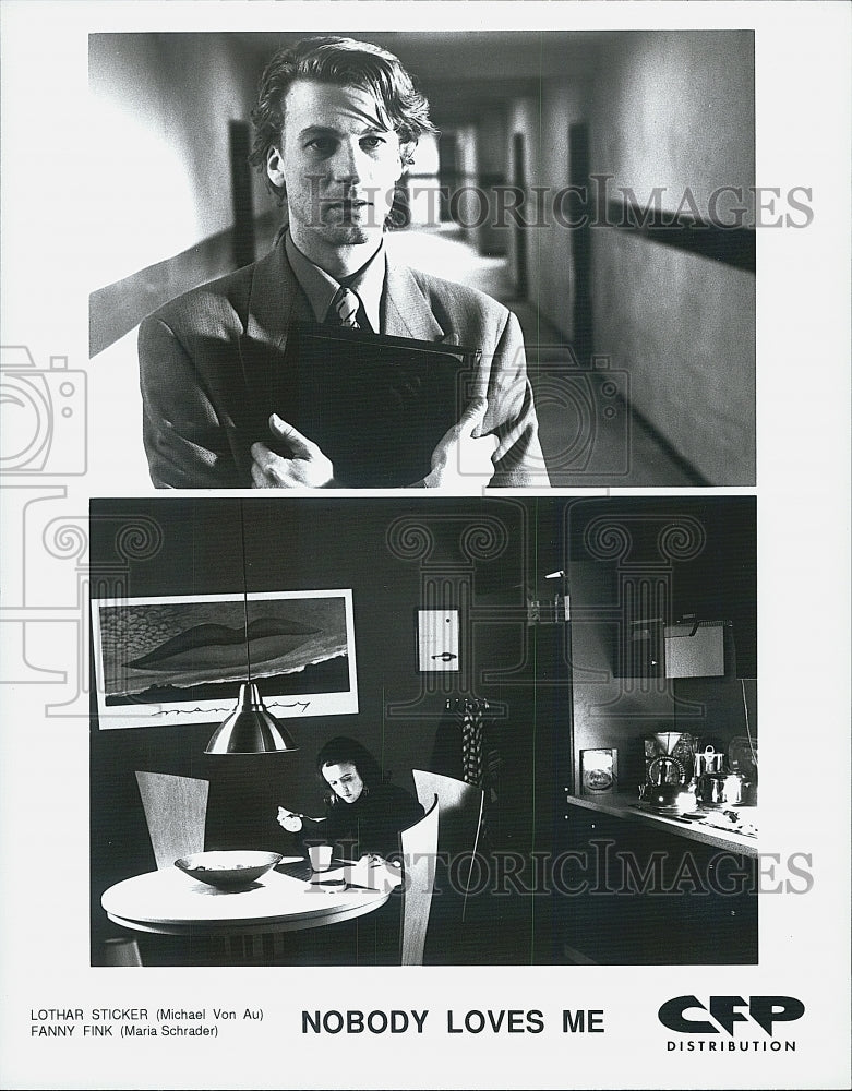 1994 Press Photo "Nobody Loves Me" Michael Von Au & Maria Schrader - Historic Images