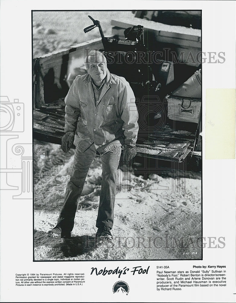 1994 Press Photo "Nobody's Fool" Paul Newman - Historic Images