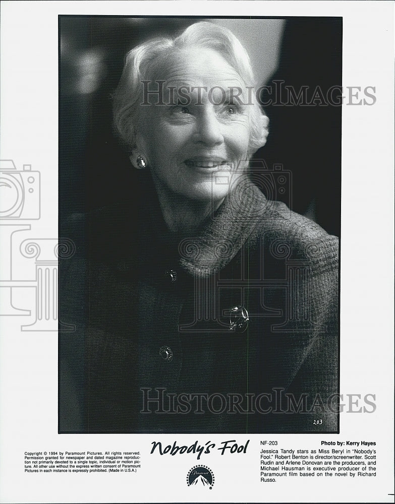 1994 Press Photo  "Nobody's Fool" Jessica Tandy - Historic Images