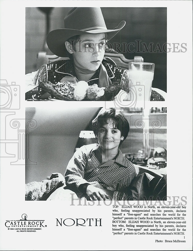 1994 Press Photo "North" Elijah Wood, stars - DFPG63661 - Historic Images