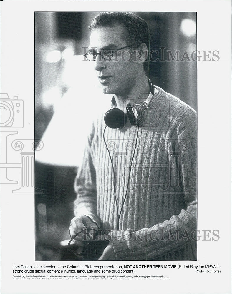 2001 Press Photo &quot;Not Another Teen Movie&quot;director Joel Gallen - Historic Images