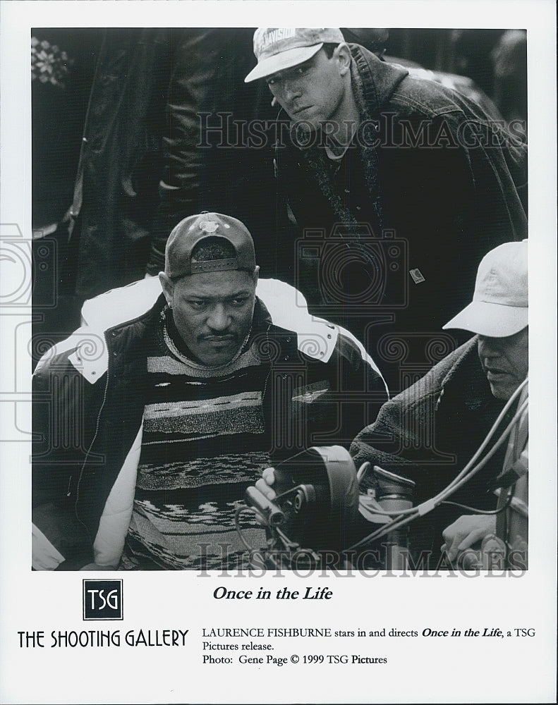 1999 Press Photo Laurence Fishburne Directs Once In The Life - Historic Images