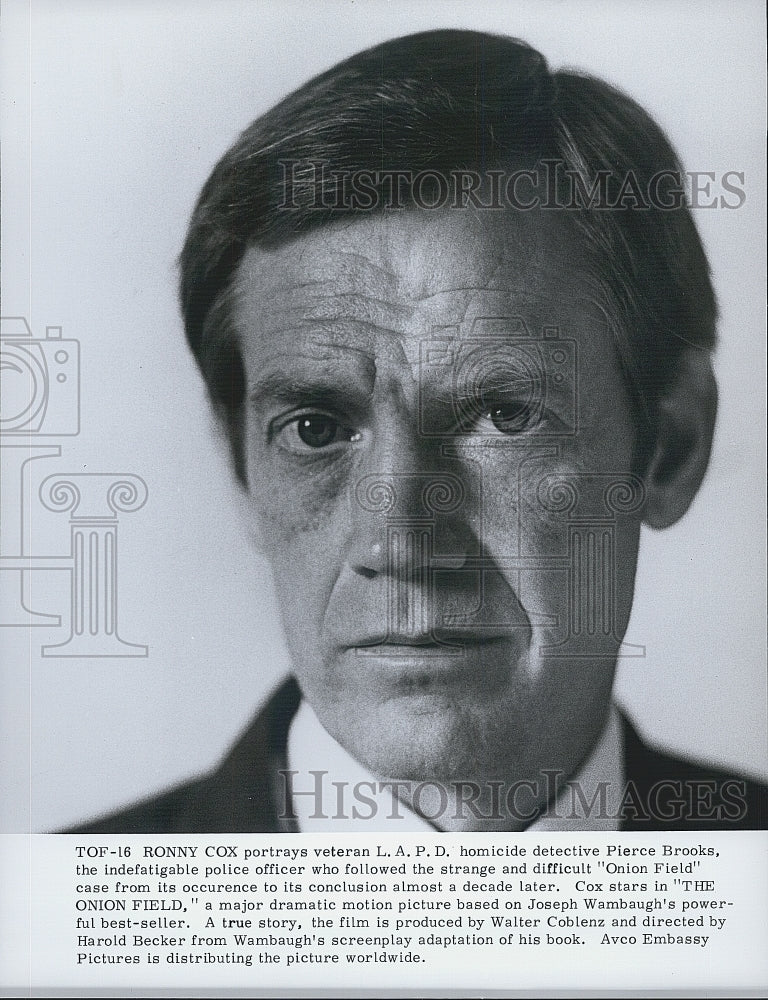 1979 Press Photo  "The Onion Field" Ronny Cox - Historic Images