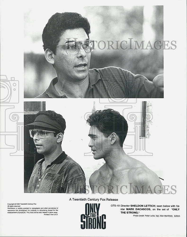 1983 Press Photo &quot;Only The Strong&quot; Dir, S Lettich,M Dacascos stars - Historic Images