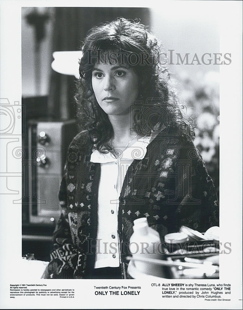 1991 Press Photo Ally Sheedy "Only The Lonely" Director Chris Columbus Producer - Historic Images