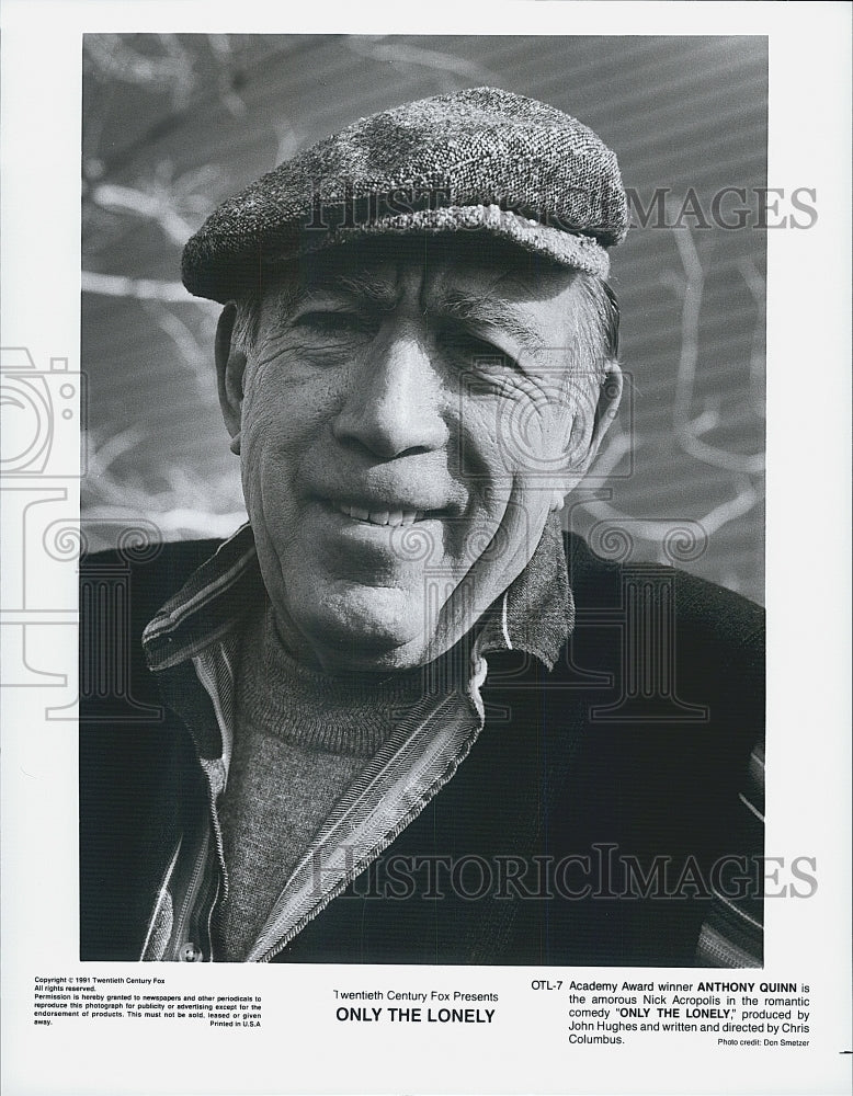 1991 Press Photo "Only The Lonely" Anthony Quinn - Historic Images