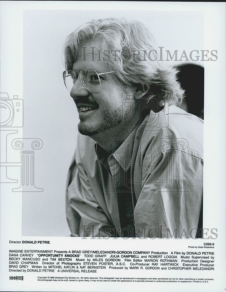 1990 Press Photo &quot;Opportunity Knocks&quot;Director Donald Petrie - Historic Images