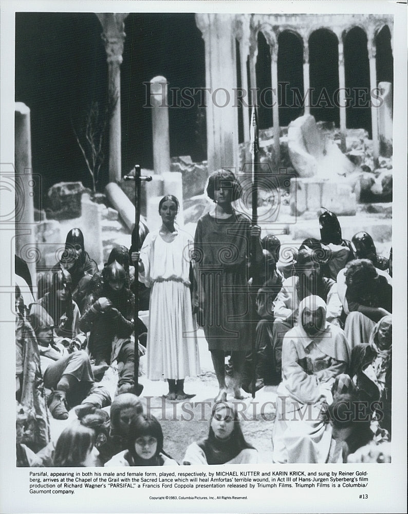 1983 Press Photo &quot;Parsifal&quot; Michael Kutter,Karin Krick - Historic Images