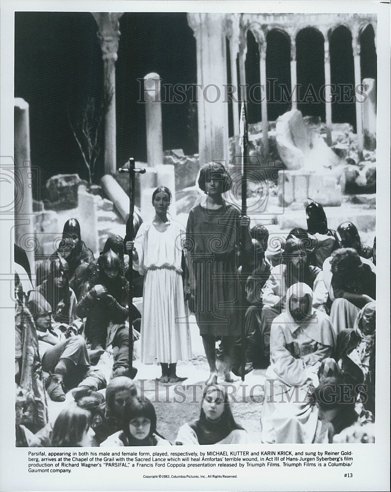 1983 Press Photo "Parsifal" Michael Kutter,Karin Krick - Historic Images