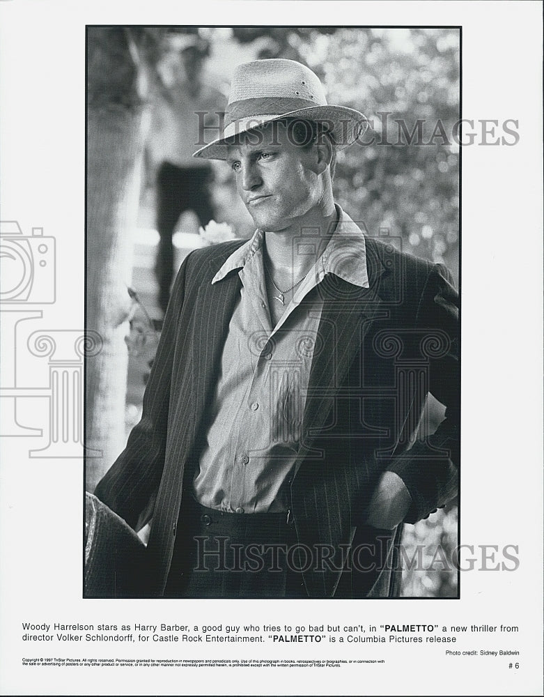 1997 Press Photo Woody Harrelson in &quot;Palmetto&quot; - Historic Images