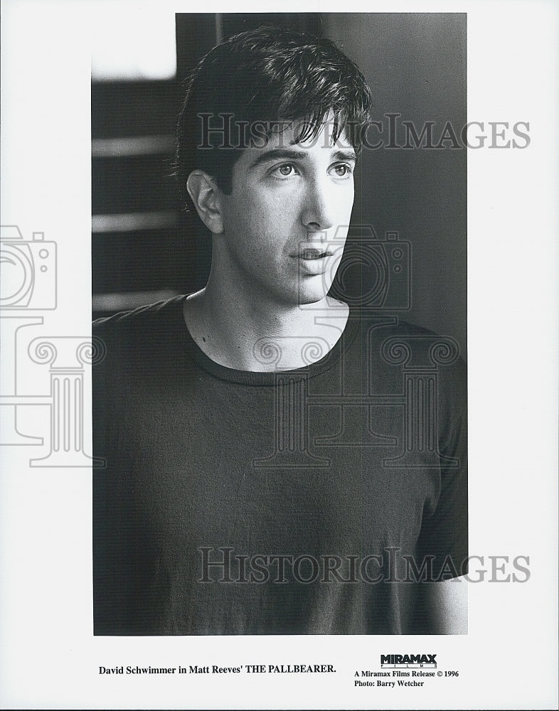 1996 Press Photo &quot;The Pallbearer&quot; David Schwimmer - DFPG64849 - Historic Images