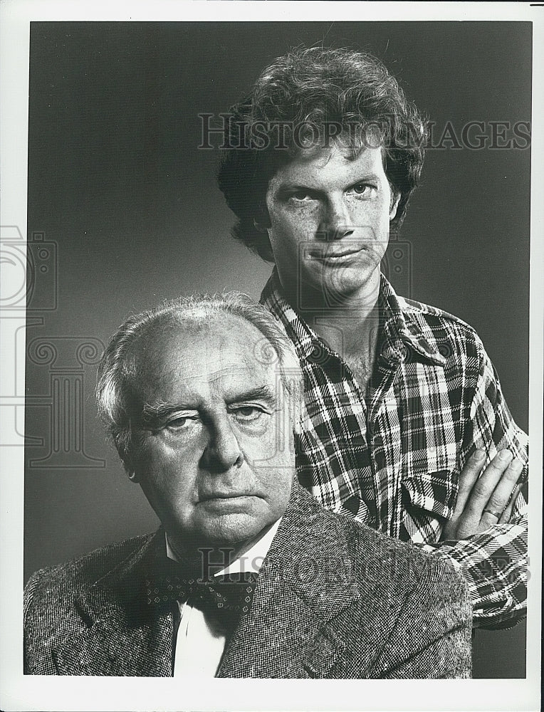 1978 Press Photo John Houseman and James Stephens in &quot;The Paper Chase&quot; - Historic Images