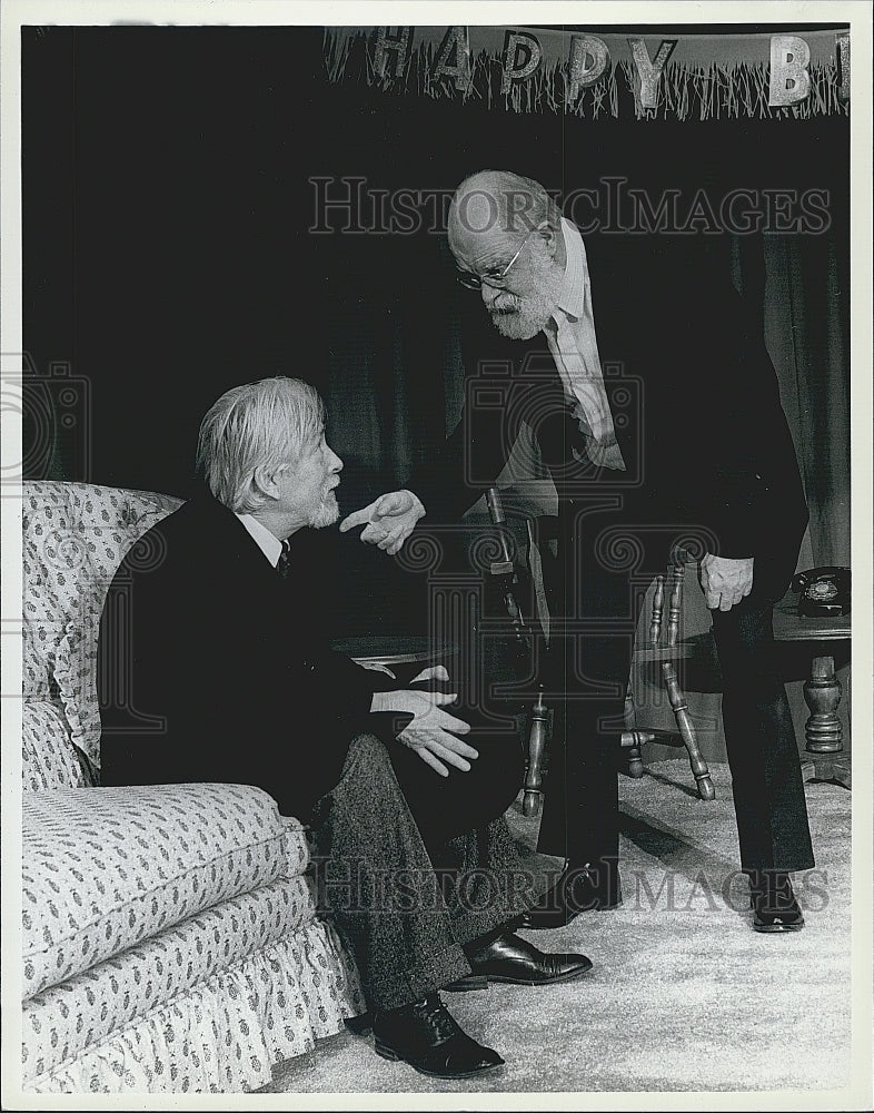 Press Photo Actor Andrew Dunn &amp; Mack Palmer Morris - Historic Images