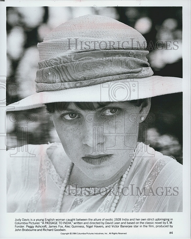 1984 Press Photo "A Passage to India" Judy Davis - Historic Images
