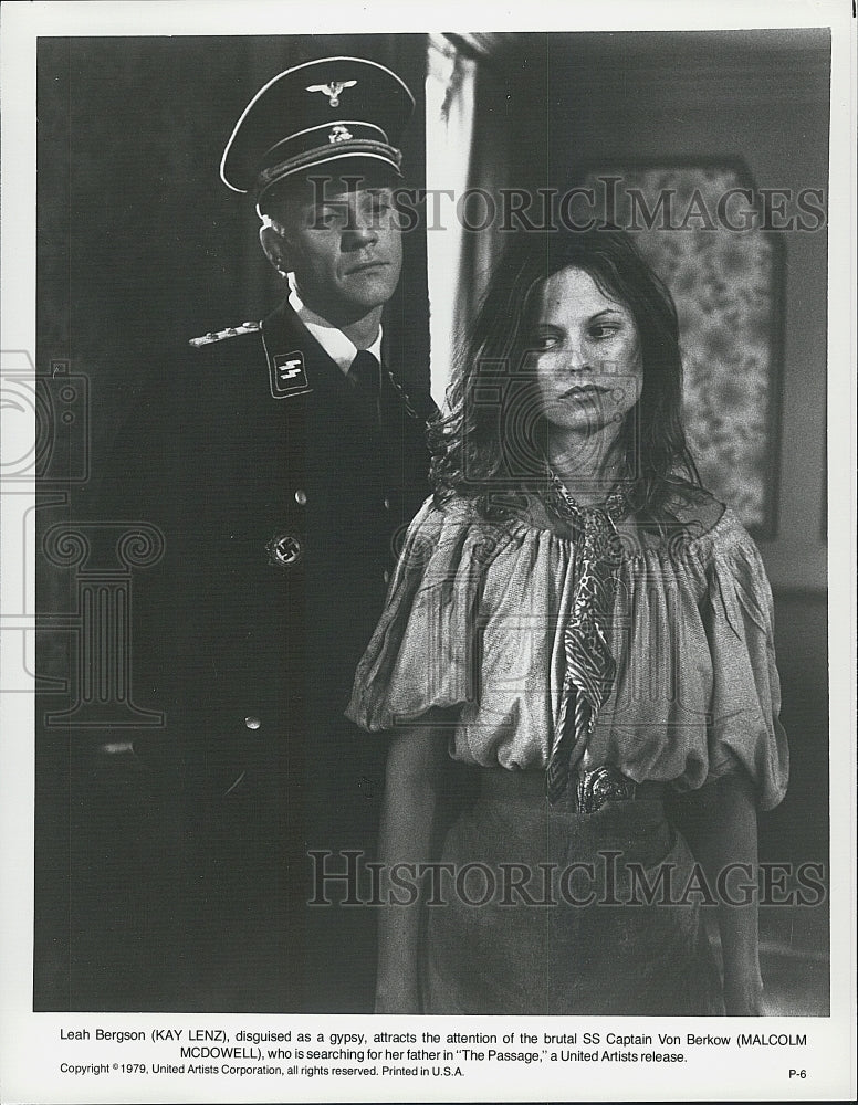 1979 Press Photo  &quot;The Passage&quot; Kay Lenz &amp; Malcolm McDowell - Historic Images