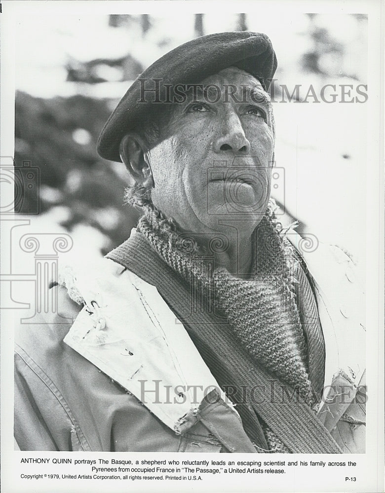 1979 Press Photo  "The Passage" Anthony Quinn - Historic Images