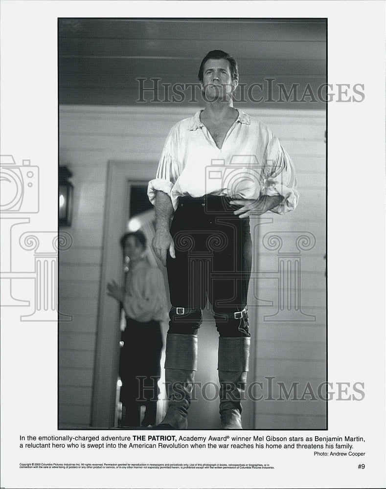 2000 Press Photo Mel Gibson in "The Patriot" - Historic Images