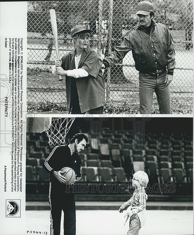 1981 Press Photo &quot;Paternity&quot; Burt Reynolds &amp;Beverly D&#39;Angelo,P Billingsley - Historic Images