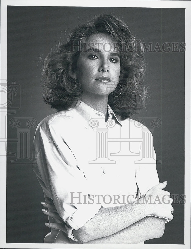 1986 Press Photo actress Melissa Gilbert in TV movie "Penalty Phase" - Historic Images