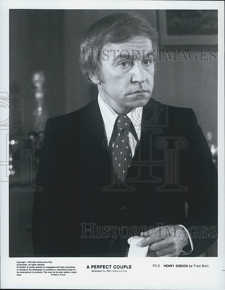 1979 Press Photo 20th Century Fox "A Perfect Couple" With Henry Gibson - Historic Images