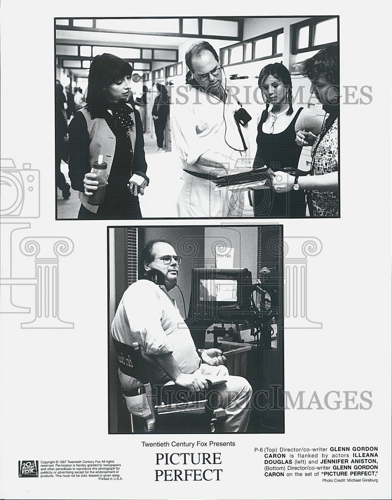 1997 Press Photo &quot;Picture Perfect&quot; Glenn Gordon Caron Jennifer Aniston Actor - Historic Images