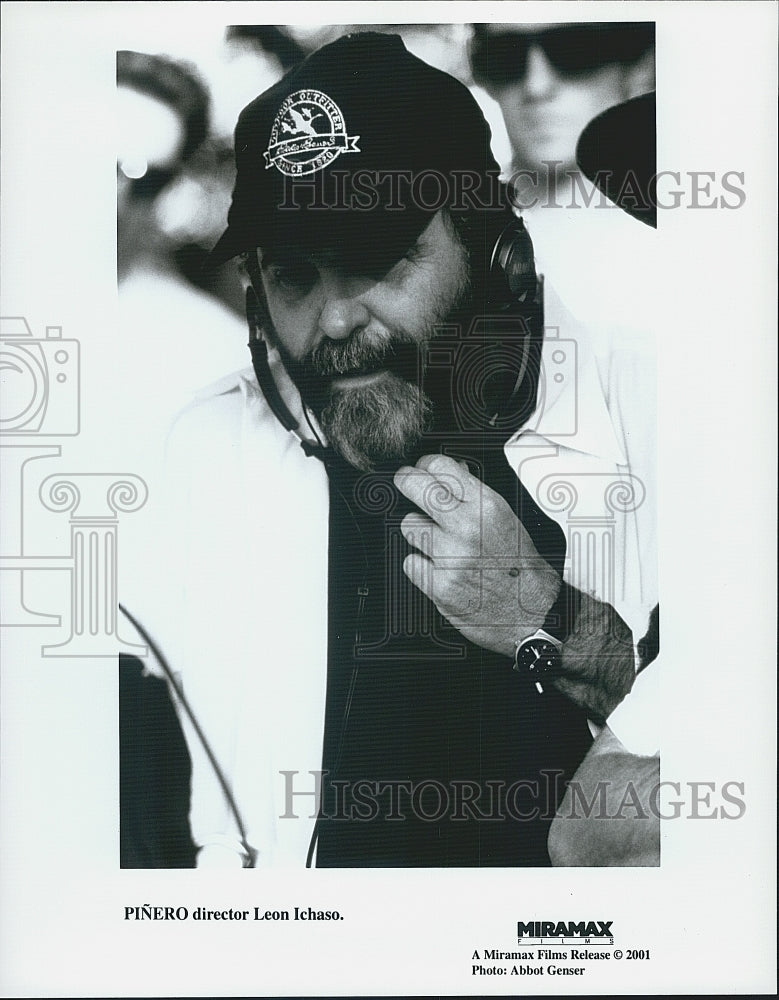 2001 Press Photo Director of "Pinero" Leon Ichaso Miramax Films Release - Historic Images