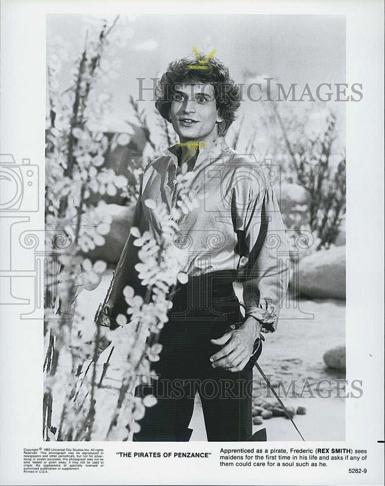 1983 Press Photo "The Pirates Of Penzance" Rex Smith Film Actor - Historic Images