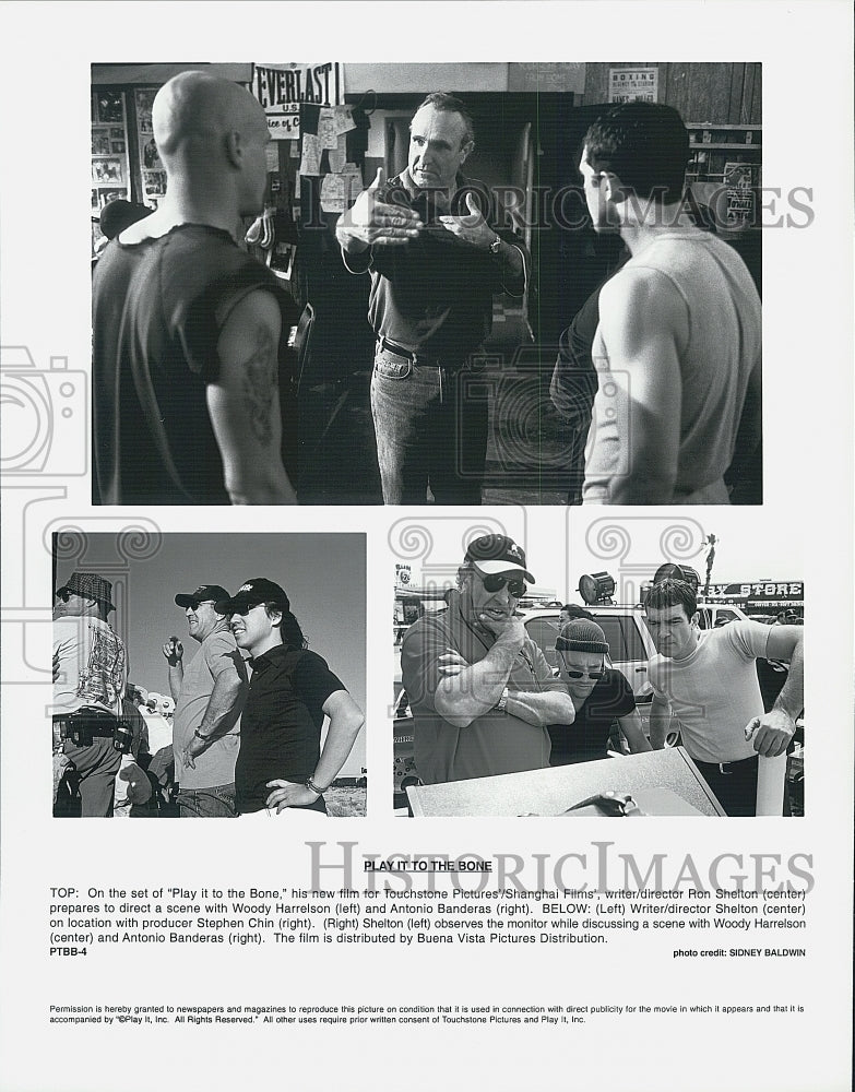 Press Photo &quot;Play It To The Bone&quot; Woody Harrelson Antonio Banderas - Historic Images