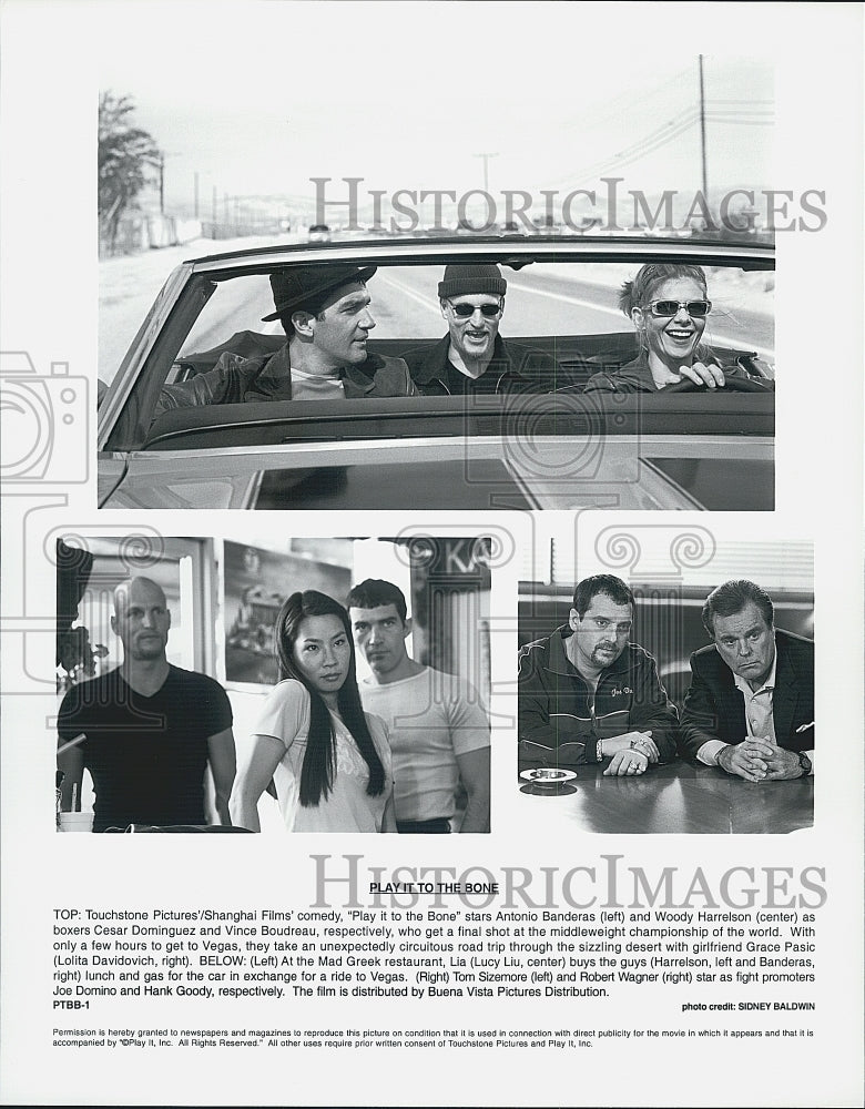 Press Photo "Play It To The Bone" Woody Harrelson Cesar Dominguez - Historic Images