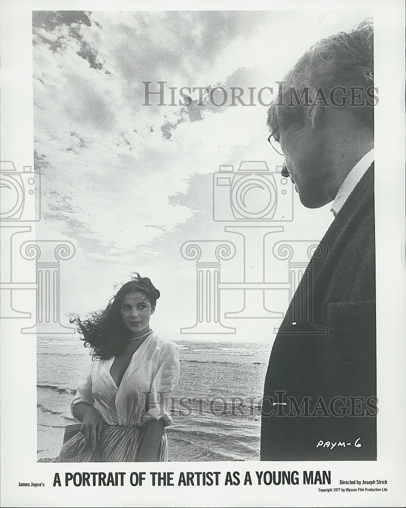 1977 Press Photo Maureen Potter, Bosco Hogan "A Portrait of Artist As Young Man" - Historic Images