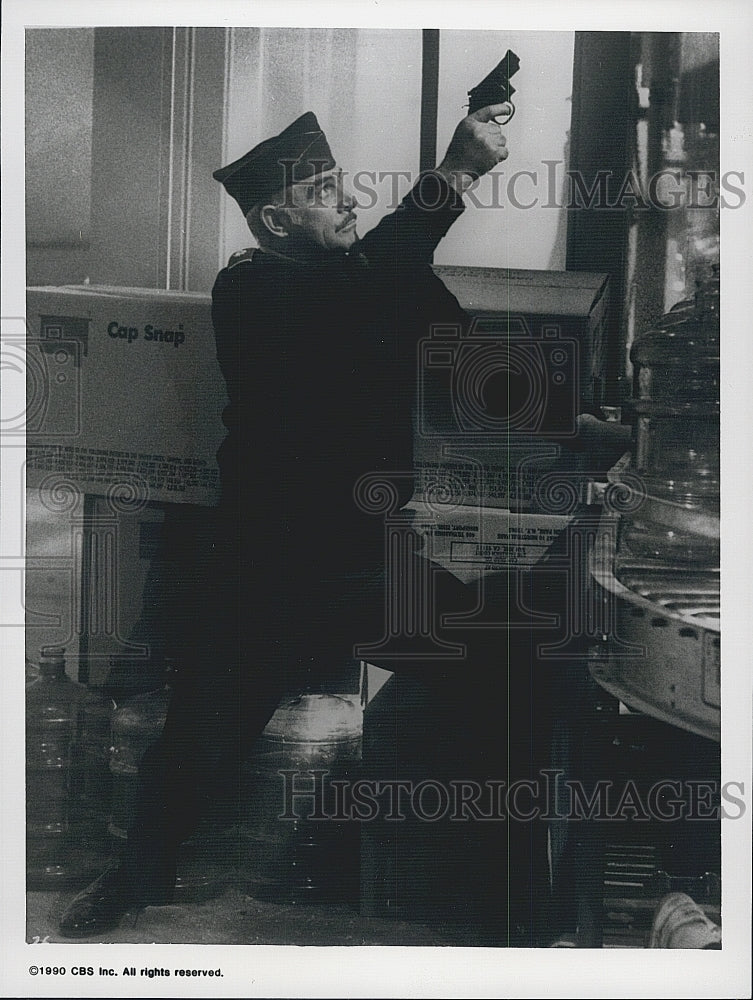 1990 Press Photo Actor Sean Connery in &quot;The Presidio&quot; CBS TV Movie - Historic Images