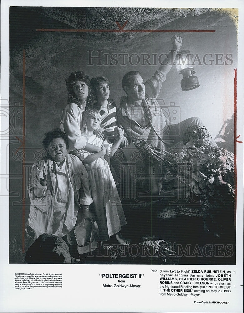 1986 Press Photo Craig T. Nelson in "Poltergeist II: The Other Side" - Historic Images