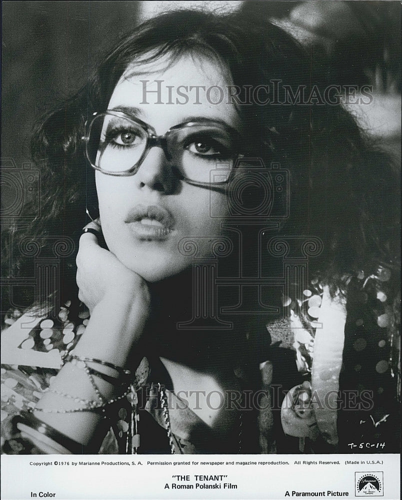 1976 Press Photo Actress Isabelle Adjani in "The Tenant" - Historic Images