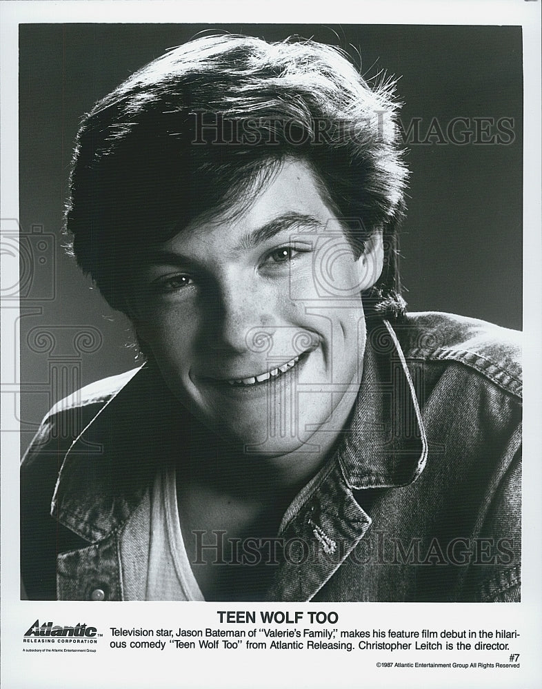 1987 Press Photo Jason Bateman in "Teen Wolf Too" - Historic Images