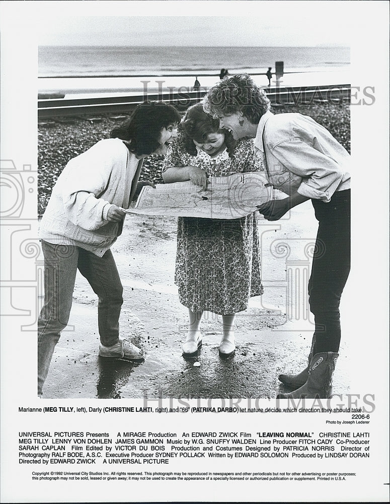 1992 Patrick Darbo, Christine Lahti, Meg Tilly &quot;Leaving Normal&quot;-Historic Images