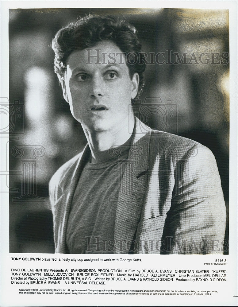 1991 Press Photo Tony Goldwyn &quot;Kuffs&quot; - Historic Images