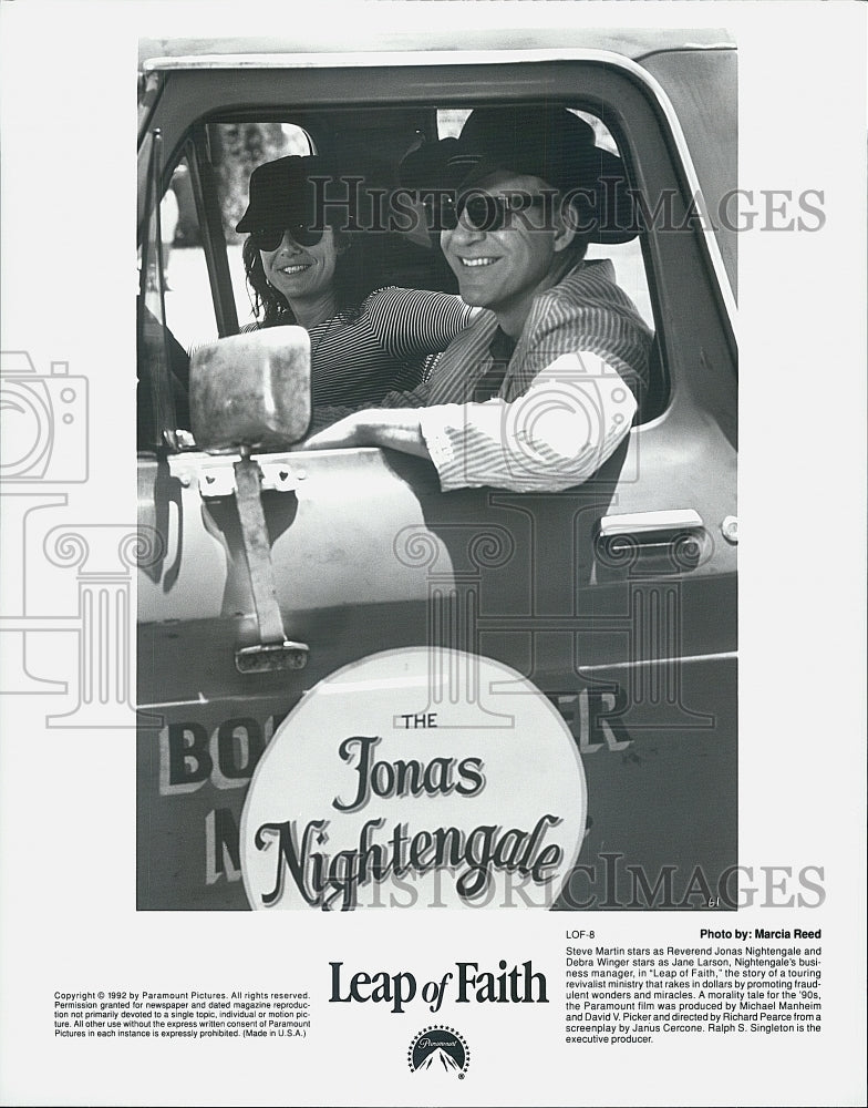 1992 Press Photo Steve Martin in "Leap of Faith" - Historic Images