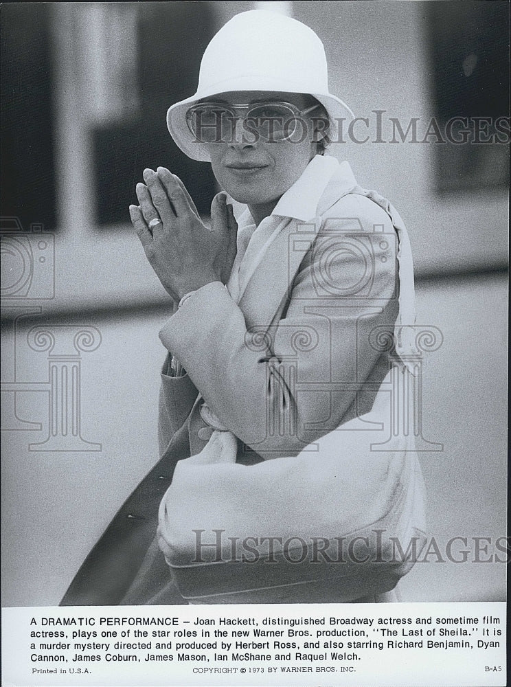 1973 Press Photo Joan Hackett in "The Last of Sheila" - Historic Images