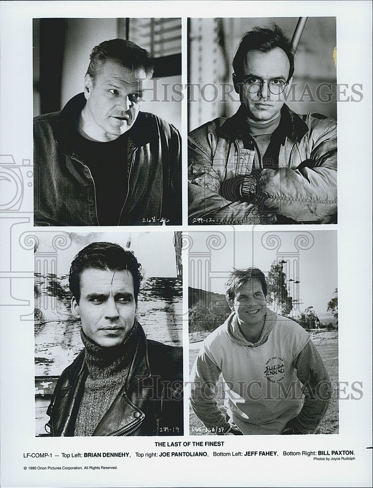 1990 Press Photo Brian Dennehy Bill Paxton in &quot;The Last of the Finest&quot; - Historic Images