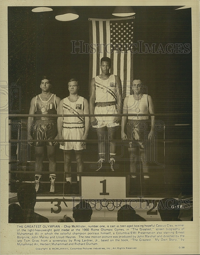 1972 Press Photo Chip McAllister in &quot;the Greatest&quot; - DFPG67681 - Historic Images